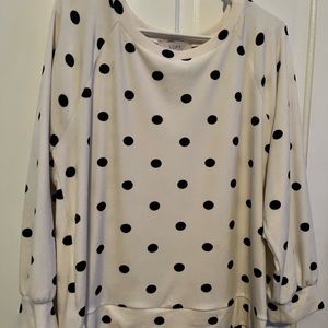 Polka dot sweater